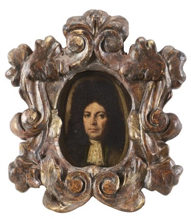Scuola dell'inizio del secolo XVIII

"Ritratto di gentiluomo"
olio su rame (cm