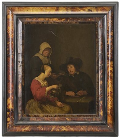 Da Gerard Ter Borch, scuola del secolo XIX

"Una dama che riempie un bicchiere"