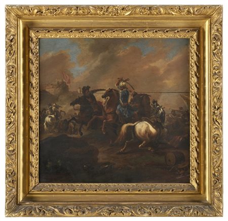 Scuola fiamminga del secolo XVIII

"Scena di battaglia con cavalieri turchi all