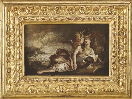 Scuola toscana del secolo XVIII

"La Maddalena e un angioletto in un paesaggio"