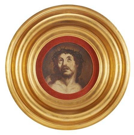 Scuola del secolo XVII

"Ecce Homo"
olio su tela tonda (d. cm 30,5)
in cornice
