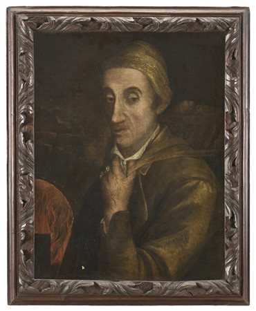 Scuola lombarda del secolo XVIII

"Ritratto di fornaio con gerla"
olio su tela