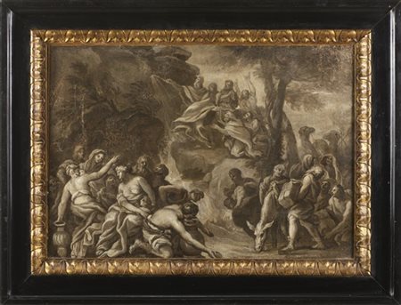 Scuola genovese del secolo XVIII

"Mosè fa scaturire l'acqua dalla roccia"
olio