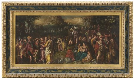 Scuola fiamminga del secolo XVII

"Scena biblica con Torre di Babele sullo sfon