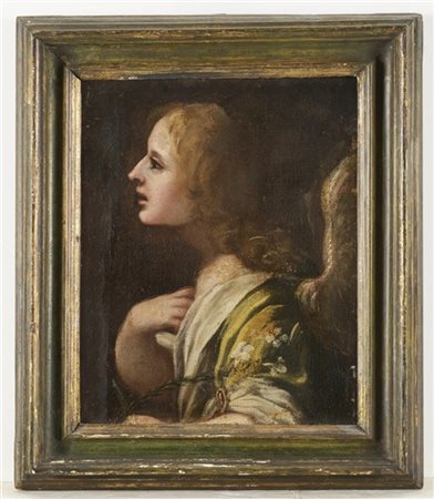 Scuola toscana del secolo XVII

"Angelo annunciante"
olio su tela (cm 28,5x23)