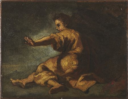 Scuola francese dell'inizio del secolo XVIII

"Studio di personaggio seduto"
ol