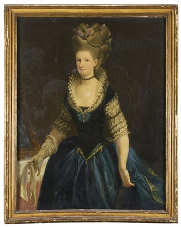 Scuola della seconda metà del secolo XVIII

"Ritratto della marchesa Maria Tere