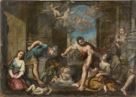 Scuola bolognese del secolo XVIII

"Strage degli innocenti"
olio su tela (cm 68