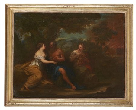 Scuola del secolo XVIII

"Loth e le figlie"
olio su tela (cm 38x50)
in cornice