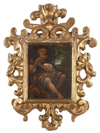 Scuola bolognese del secolo XVII

"Pianto di san Pietro"
olio su rame (mancanze