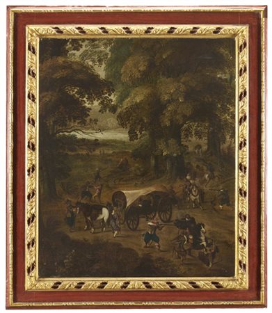 Scuola fiamminga del secolo XVII

"L'agguato"
olio su tela (cm 80x67,5)
in corn