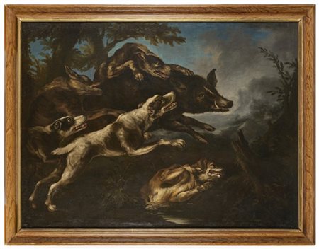 Cerchia di Frans Snyders, scuola fiamminga della seconda metà del secolo XVII
