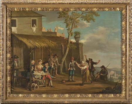 Scuola probabilmente piemontese del secolo XVIII

"Il gioco della pentola"
olio