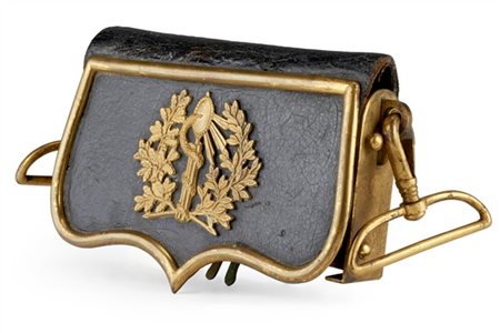 Giberna da Ufficiale medico. Francia, Secondo Impero (1852-1870). Scatola in le