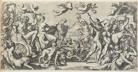 CARLO CESIO "Trionfo di Bacco e Arianna", da Annibale Carracci in Palazzo Farnes