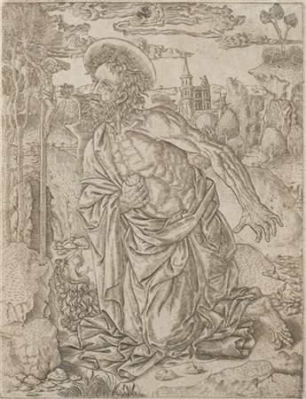 Lotto composto da un bulino di un anonimo fiorentino realizzato intorno al 1500