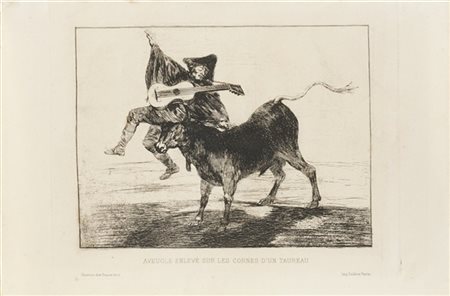 Francisco Josè Goya y Lucientes Gruppo di tre acqueforti, di cui due dalla serie