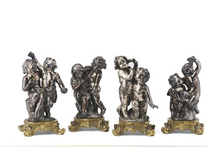 Eugenio Avolio (1876-1929)
"Allegoria delle Stagioni" gruppo di quattro scultur