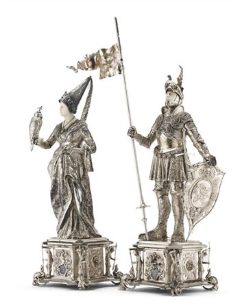 Da un modello di Jean Louis Schlingloff. 'Carlo il Temerario e Maria di Borgogn