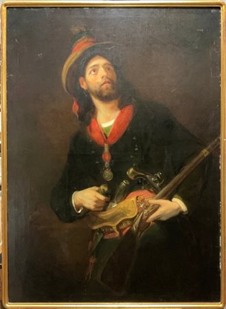 Henry Room "Brigante della campagna romana" 1826
olio su tela (cm 140x99)
Firmat