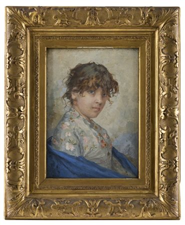 Scuola napoletana della seconda metà del secolo XIX

"Ritratto di giovane" 
oli