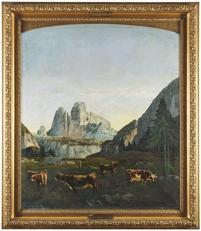 Scuola della seconda metà del secolo XIX

"Mattino - L'ora della mungitura" 
ol