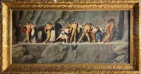 Alfred Schwarzshild "Gli schiavi" Munchen, 1922
olio su tela (cm 50x110)
Firmato