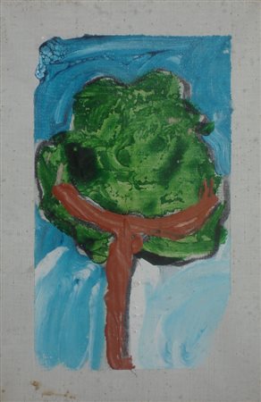 SCHIFANO MARIO HOMS 1934 ROMA 1998 SENZA TITOLO, 1997 SMALTO SU TELA cm 30 x...