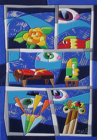 NESPOLO UGO MOSSO SANTA MARIA 1941 TIRO A SEGNO PUZZLE SU LEGNO cm 50 x 35 x...