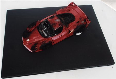 AUBERTIN BERNARD FRANCIA 1934 SENZA TITOLO, 2010 SCULTURA COMBUSTA cm 27 x 12...