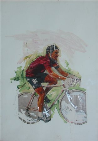 SCHIFANO MARIO HOMS 1934 ROMA 1998 SENZA TITOLO, 1979 TECNICA MISTA SU CARTA...