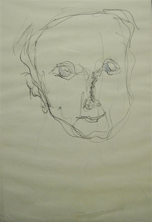 TRECCANI ERNESTO MILANO 1920 MILANO 2009 SENZA TITOLO BIRO SU CARTA cm 30 x...