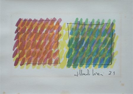 BIASI ALBERTO PADOVA 1937 SENZA TITOLO, 1979 ACQUARELLO SU CARTONCINO cm....