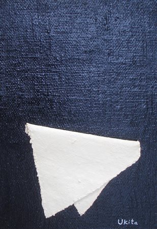 UKITA YOZO SENZA TITOLO TECNICA MISTA cm 70 x 50 Firma in basso a destra...