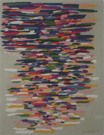 DORAZIO PIERO ROMA 1927 ROMA 2005 AURORA, 1983 ARAZZO REALIZZATO A MANO CON...