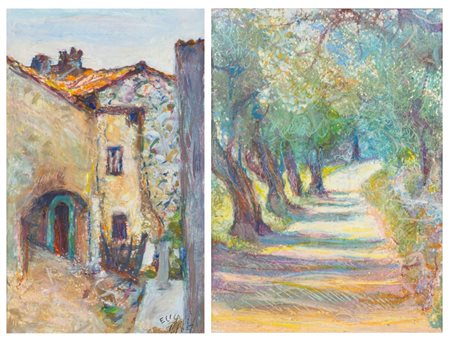 Elica Balla (Roma 1914 - 1993)  - Paesaggi, 1967