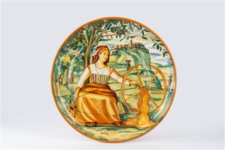 Tommaso Cascella (Ortona 1890 - Pescara 1968)  - Filatrice