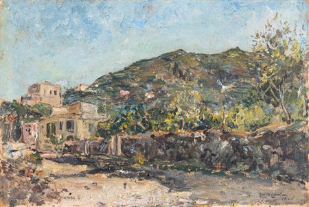 Guido Casciaro (Napoli 1900 - 1963)  - Ischia, 1945