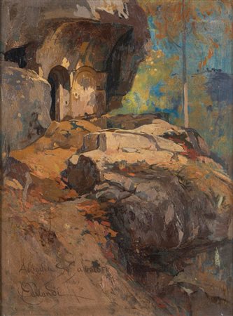 Onorato Carlandi (Roma 1848 - 1939)  - Abbadia San Salvatore