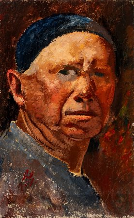 Agostino Giovannini (Collodi 1881 - Firenze 1958)  - Autoritratto