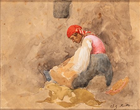 Silvio Giulio Rotta (Venezia 1853 - 1913)  - Popolana