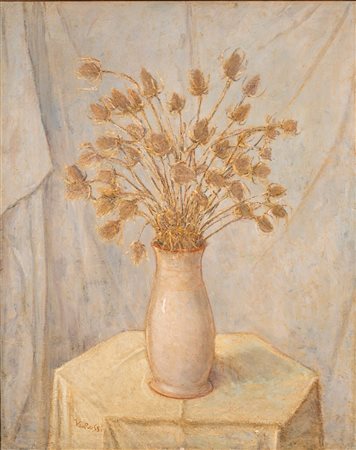 Vanni Rossi (Ponte San Pietro 1894 - Milano 1973)  - Cardi selvatici, 1959