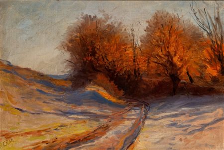 Filiberto Petiti (Torino 1845 - Roma 1924)  - La prima brinata