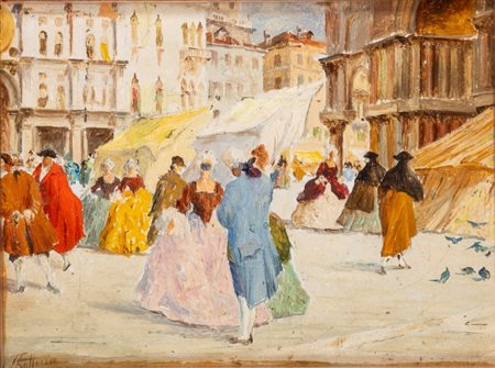 Ivo Zatterin (attivo a Venezia nel secolo XX)  - Venezia, Piazza San Marco