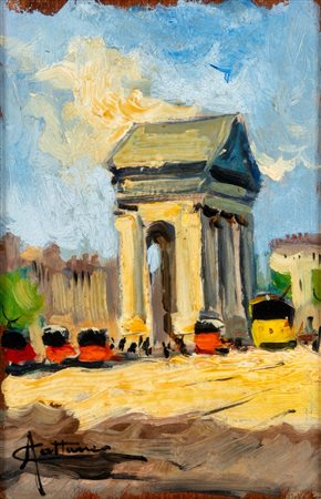 Achille Cattaneo (Limbiate 1872 - Milano 1931)  - Milano, Porta Ticinese