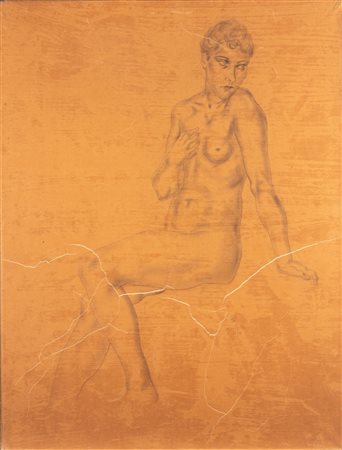 Léonard Tsuguharu Foujita (Tokyo 1886 - Zurigo 1968)  - Nudo femminile