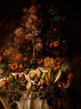 Giorgio Lucchesi (Lucca 1855 - 1941)  - Natura morta