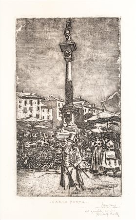 Luigi Conconi (Milano 1852 - 1917)  - Carlo Porta