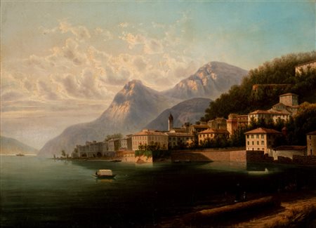 Carlo Pizzi (Lecco 1842 - 1909)  - Bellagio