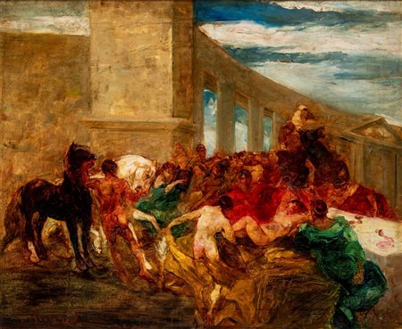 Giuseppe Rivaroli (Cremona 1885 - 1943)  - Baccanale